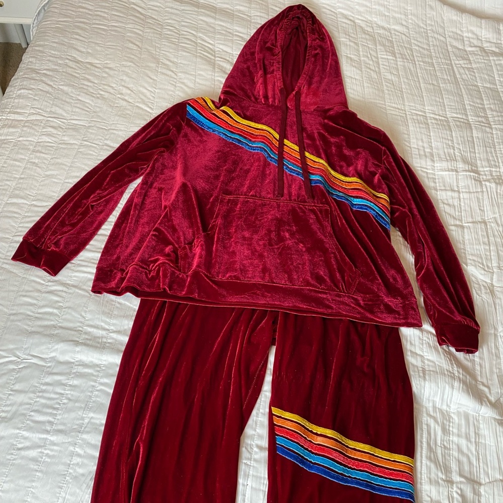 Velvet Sweatsuit Set